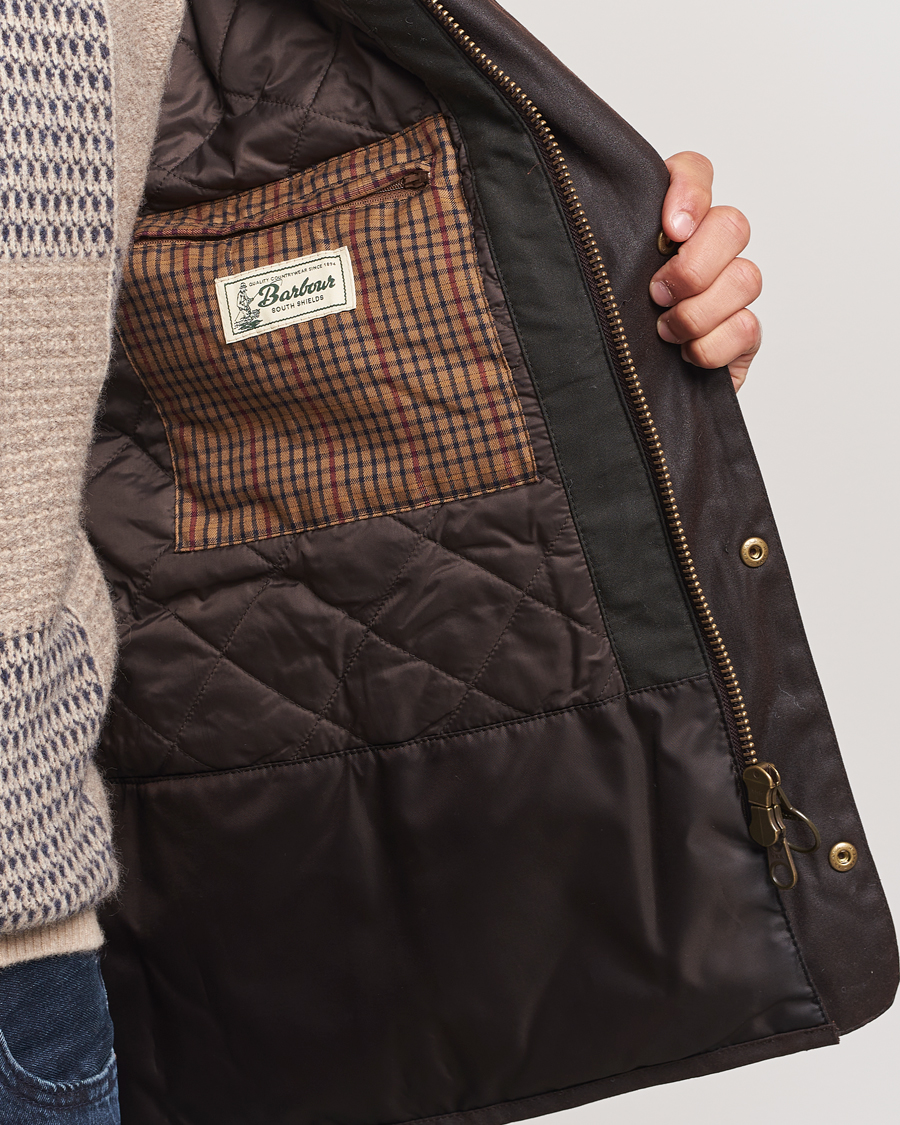 Herre | Jakker | Barbour Lifestyle | Stratford Tattersall Wax Jacket Rustic