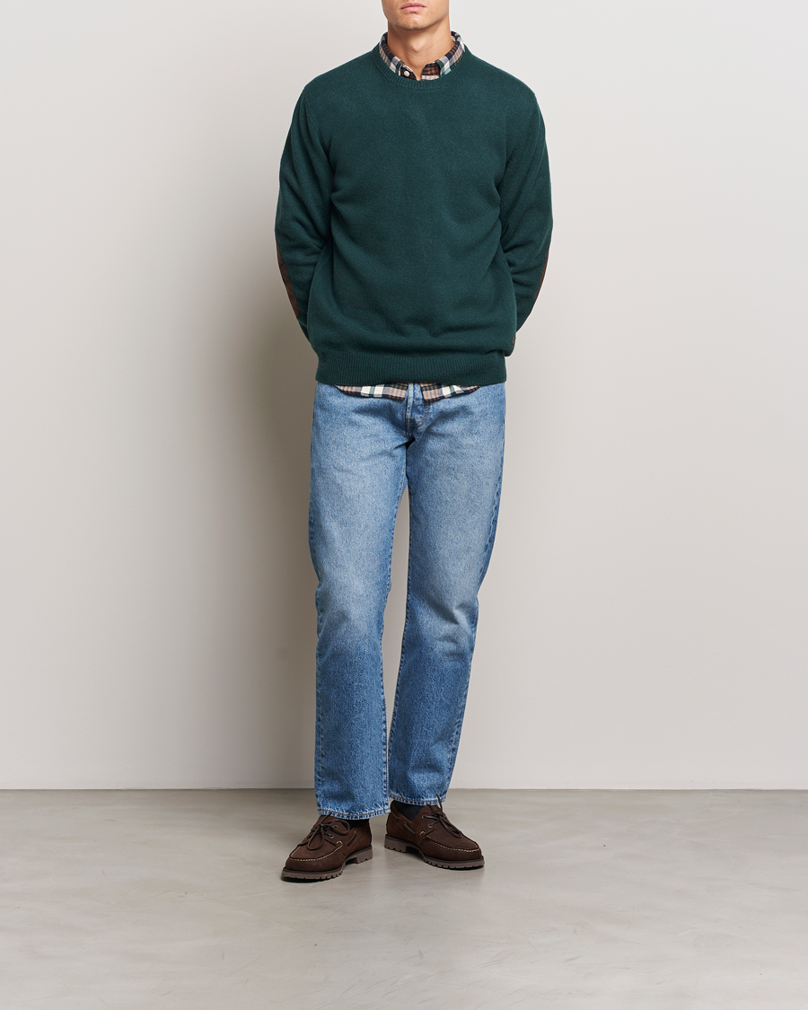 Herre | Gensere | Barbour Lifestyle | Patch Crew Evergreen
