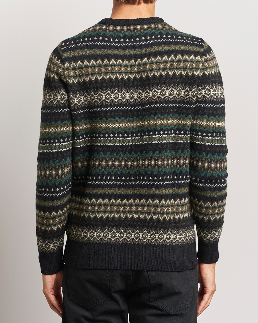 Herre | Gensere | Barbour Lifestyle | Case Fairisle Crew Black