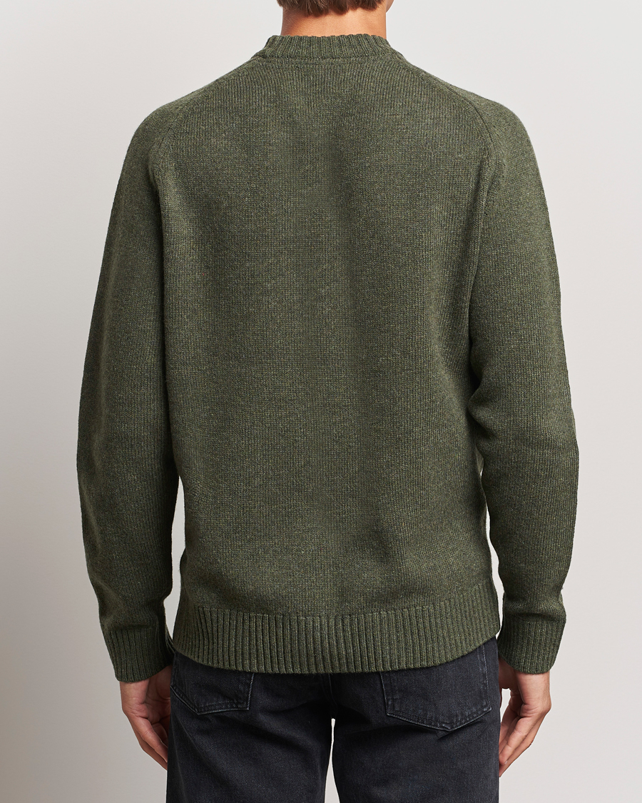 Herre | Gensere | Barbour Lifestyle | Grangetown Lambswool Crewneck Olive
