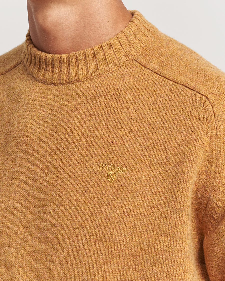 Herre | Gensere | Barbour Lifestyle | Grangetown Lambswool Crewneck Harvest Gold