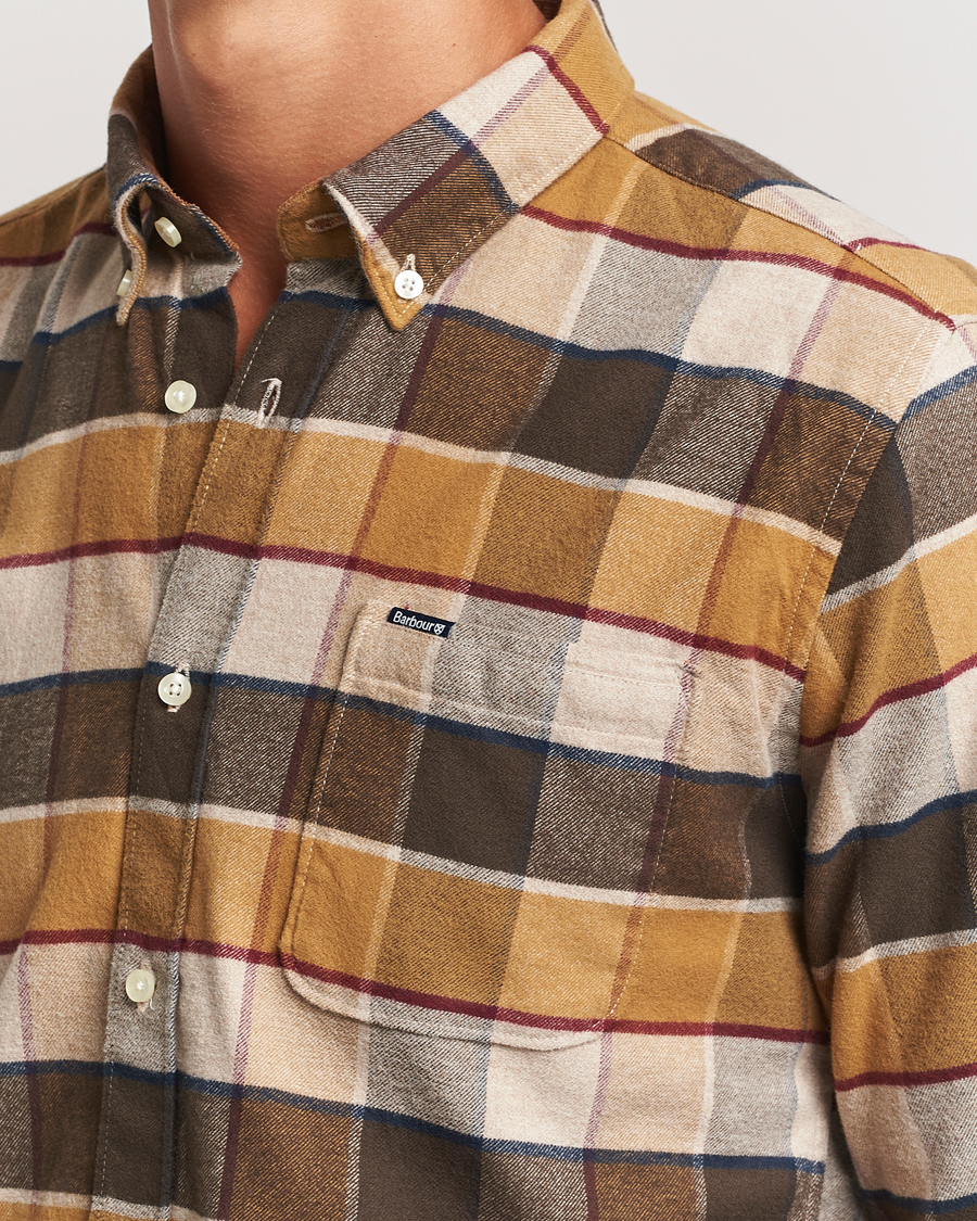Herre | Skjorter | Barbour Lifestyle | Valley Check Flannel Shirt Brown