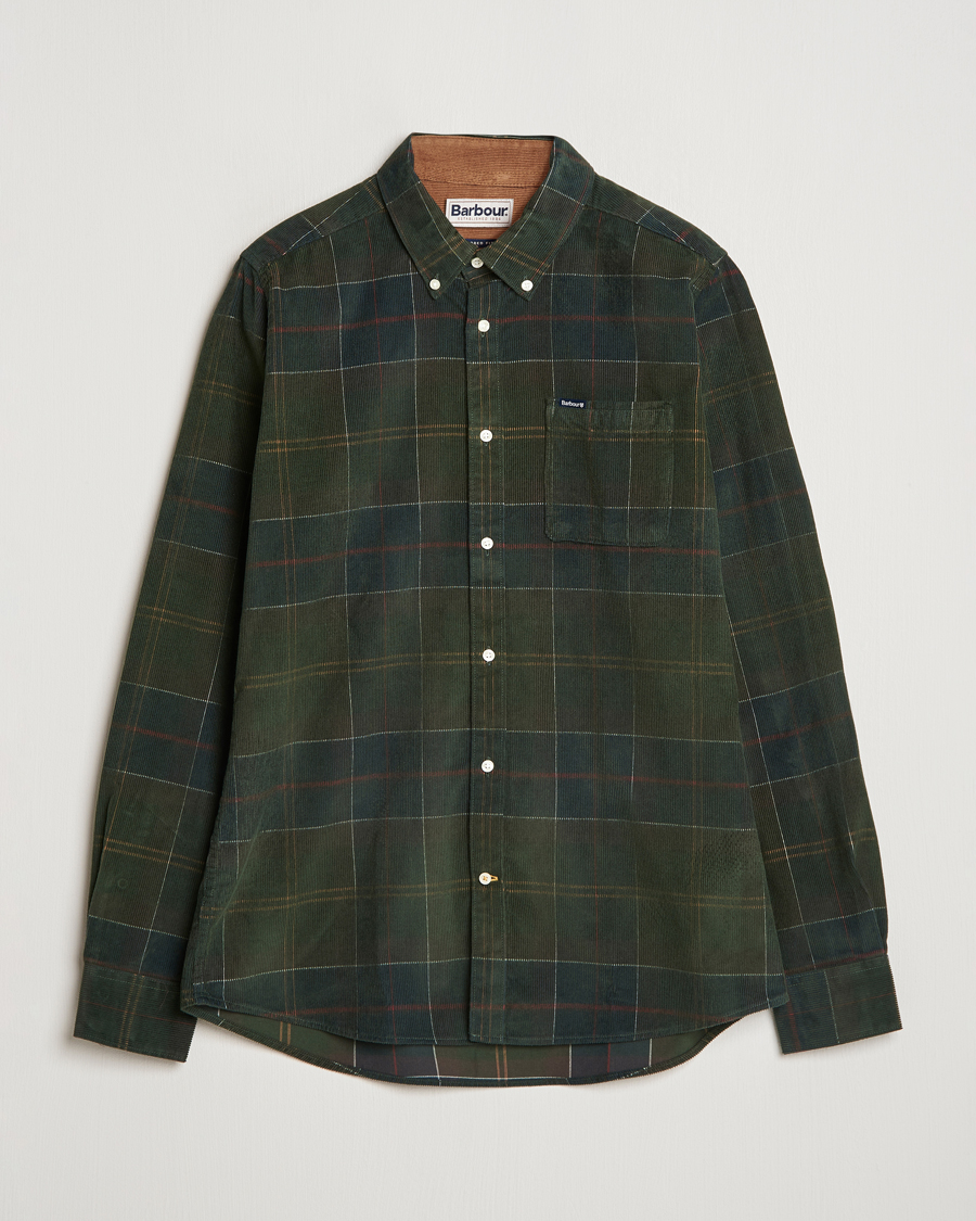 Herre | Skjorter | Barbour Lifestyle | Blair Corduroy Check Shirt Classic Tartan