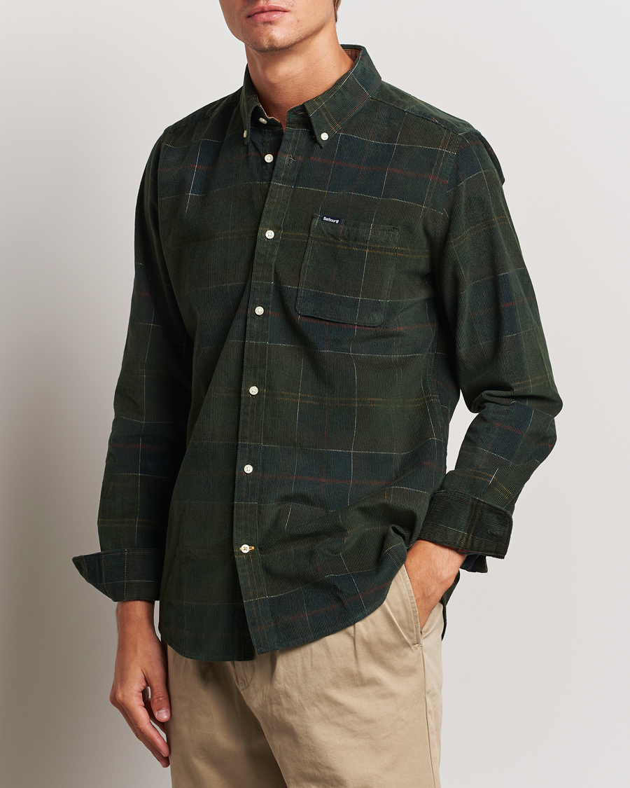 Herre | Skjorter | Barbour Lifestyle | Blair Corduroy Check Shirt Classic Tartan