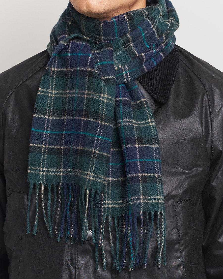 Herre | Barbour Lifestyle Tartan Lambswool Scarf Green Loch | Barbour Lifestyle | Tartan Lambswool Scarf Green Loch