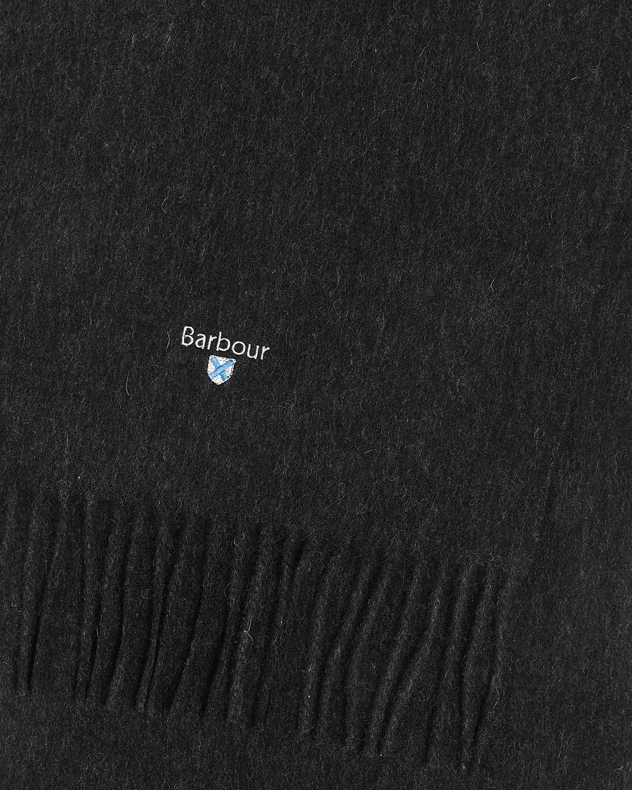 Herre | Skjerf | Barbour Lifestyle | Plain Lambswool Scarf Charcoal
