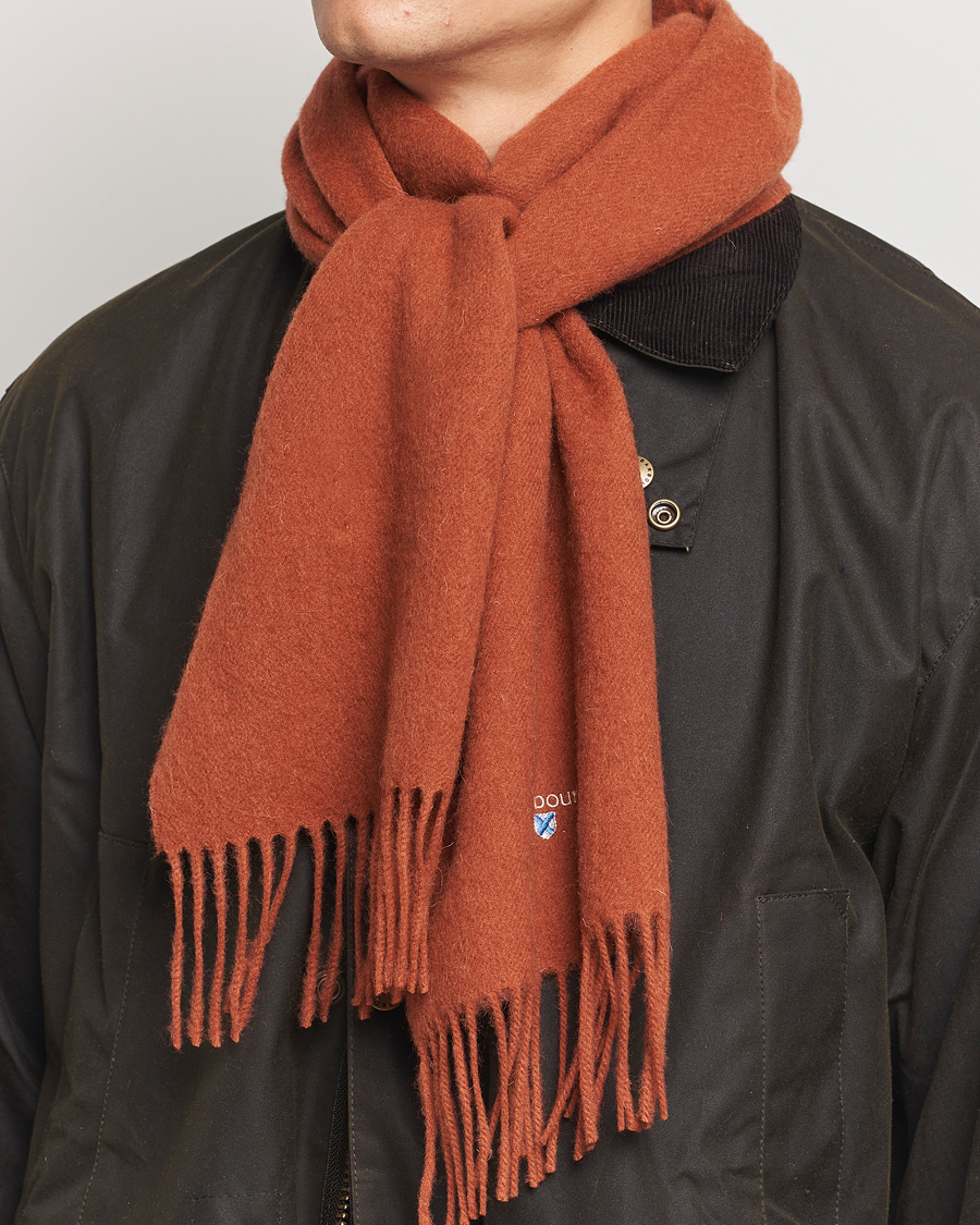 Herre | Barbour Lifestyle Plain Lambswool Scarf Dark Ginger | Barbour Lifestyle | Plain Lambswool Scarf Dark Ginger