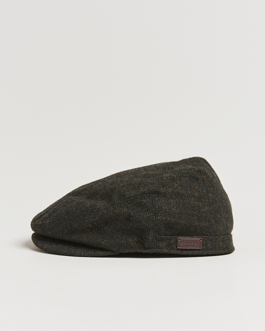 Herre | Barbour Lifestyle Barlow Herringbone Cap Olive | Barbour Lifestyle | Barlow Herringbone Cap Olive