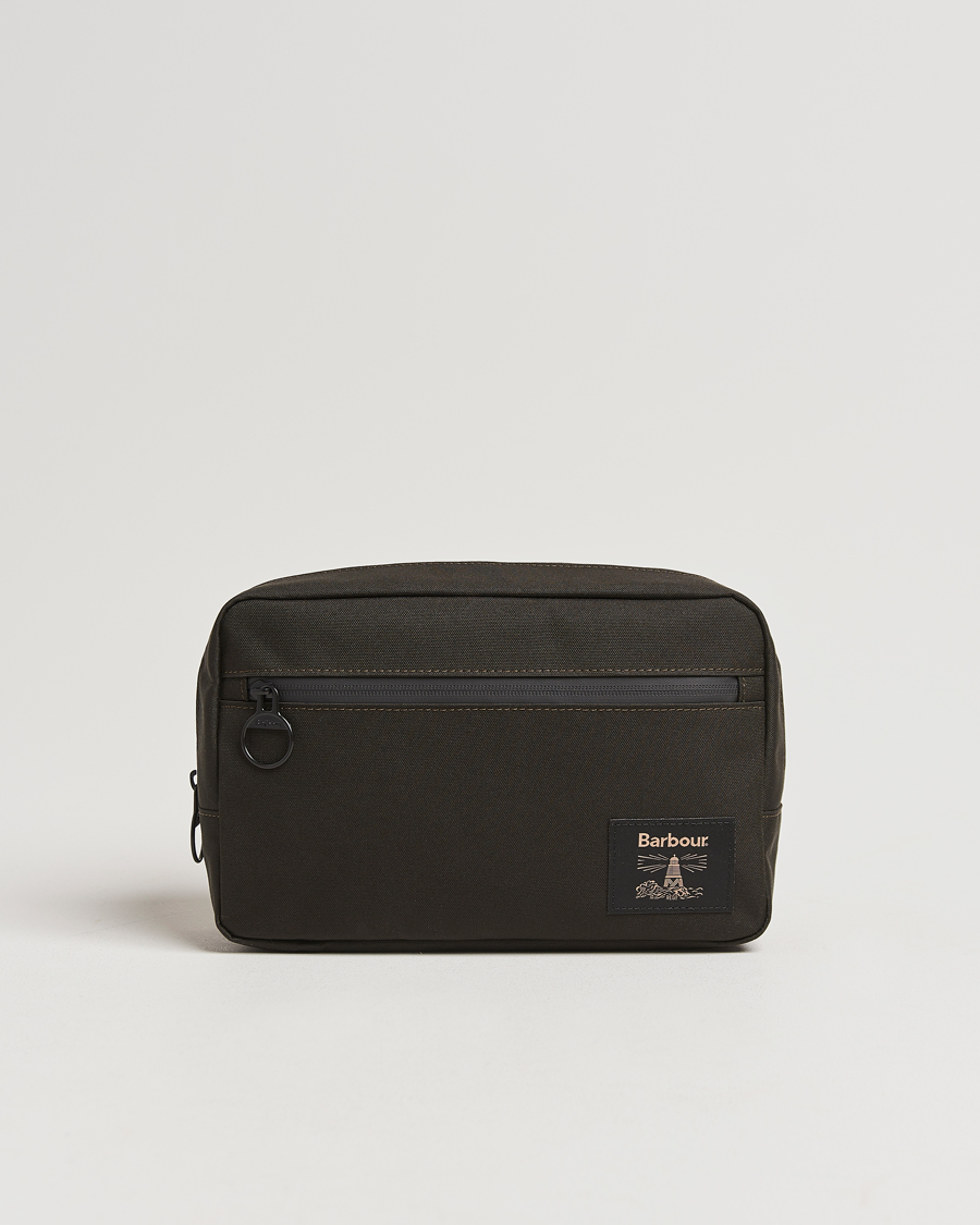 Herre | Vesker | Barbour Lifestyle | Field Canvas Washbag Olive/Black