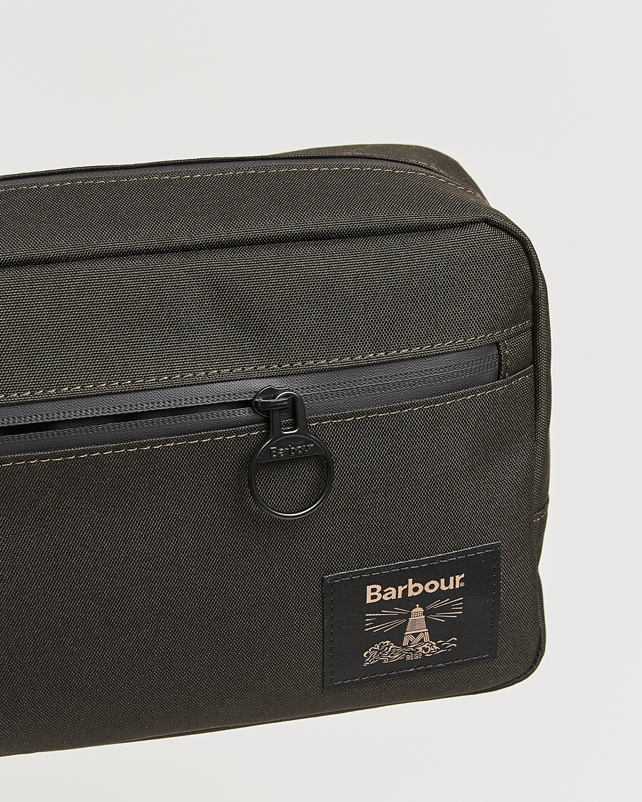 Herre | Vesker | Barbour Lifestyle | Field Canvas Washbag Olive/Black