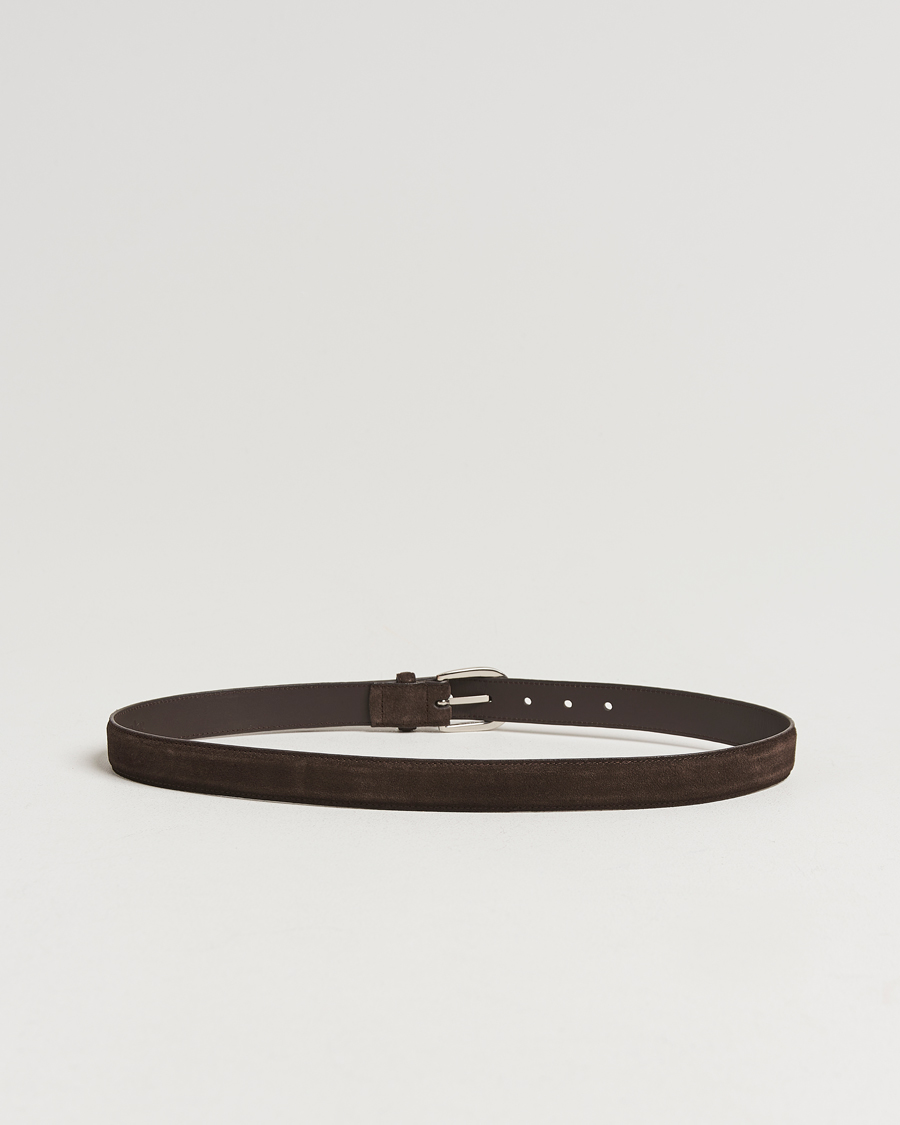 Herre | Belter | Loake 1880 | Harry Suede Belt Dark Brown