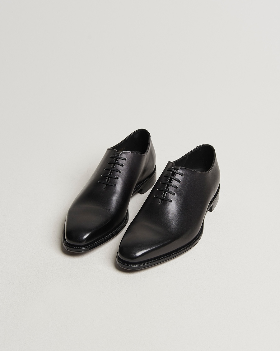 Herre | Oxfords | Loake 1880 | Wholebury Wholecut Oxford Black Calf