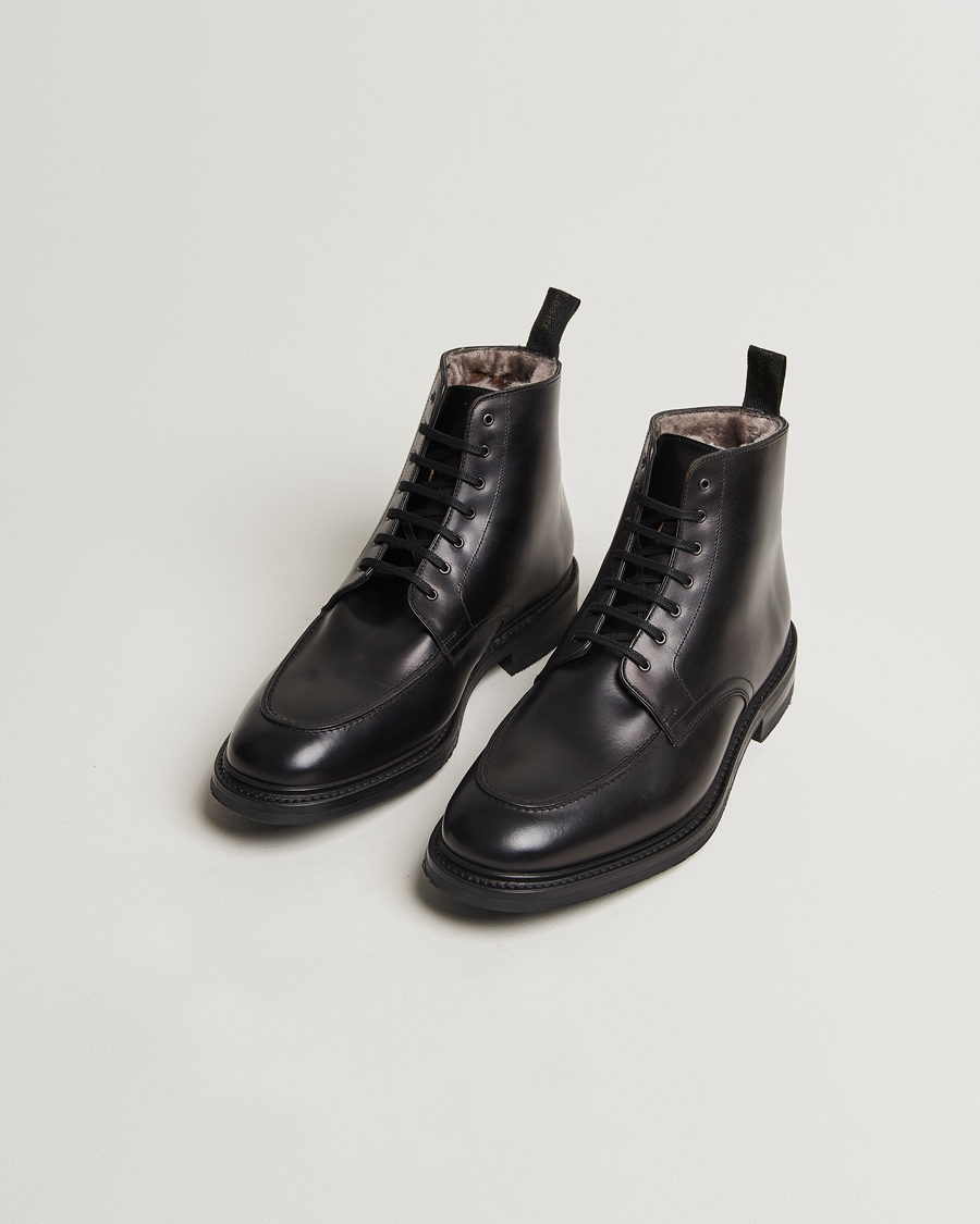 Herre | Støvler | Loake 1880 | Gisbourne Shearling Leather Boot Black