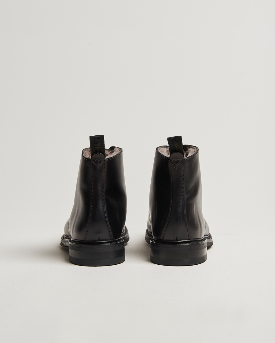 Herre | Støvler | Loake 1880 | Gisbourne Shearling Leather Boot Black