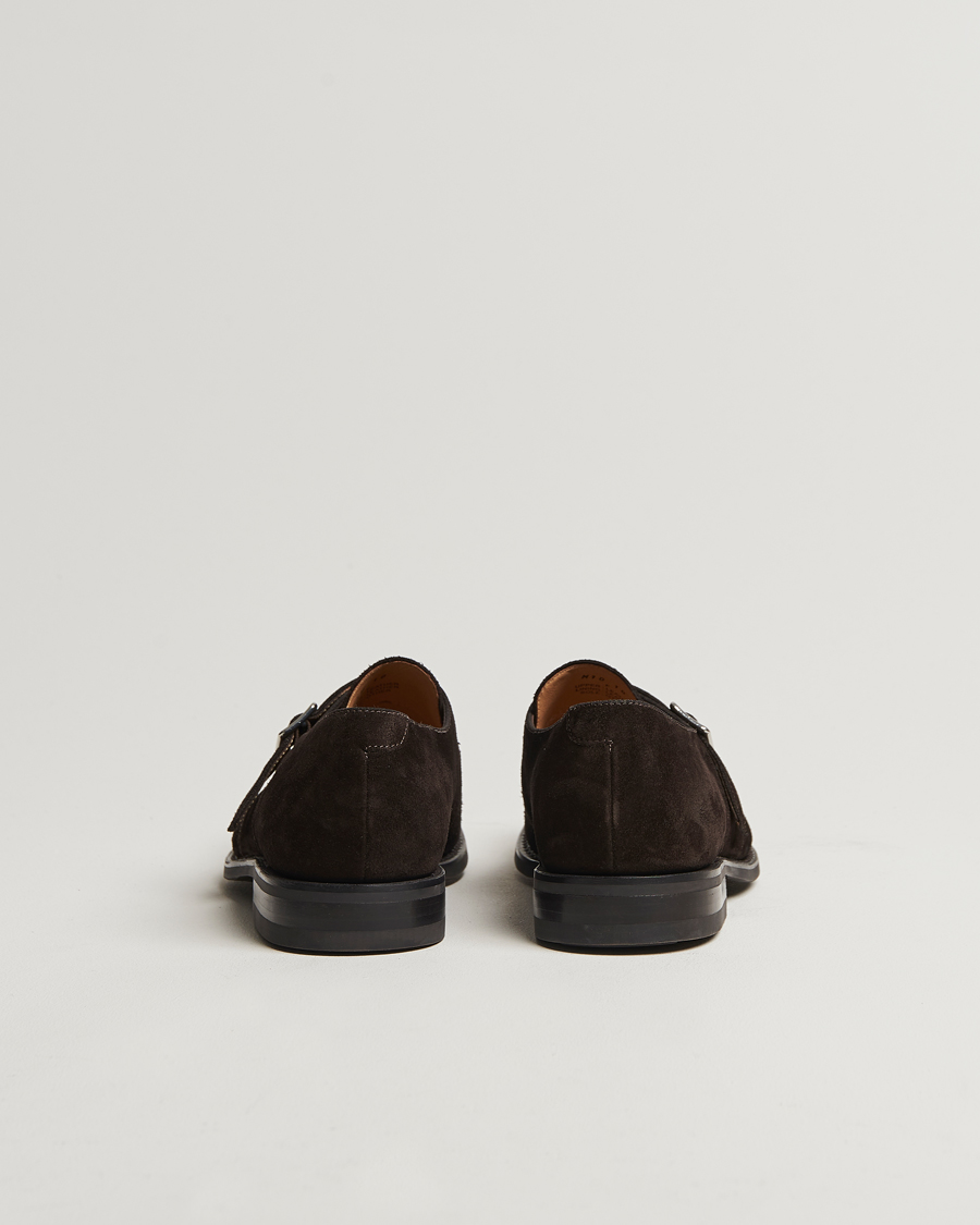 Herre | Munkesko | Loake 1880 | 357 Suede Single Monk Dark Brown