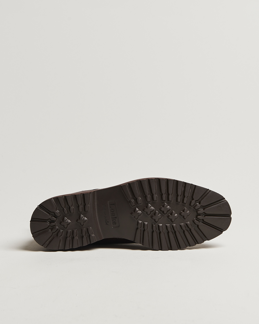 Herre | Støvler | Loake 1880 | Aquarius Grained Lightweight Boot Dark Brown