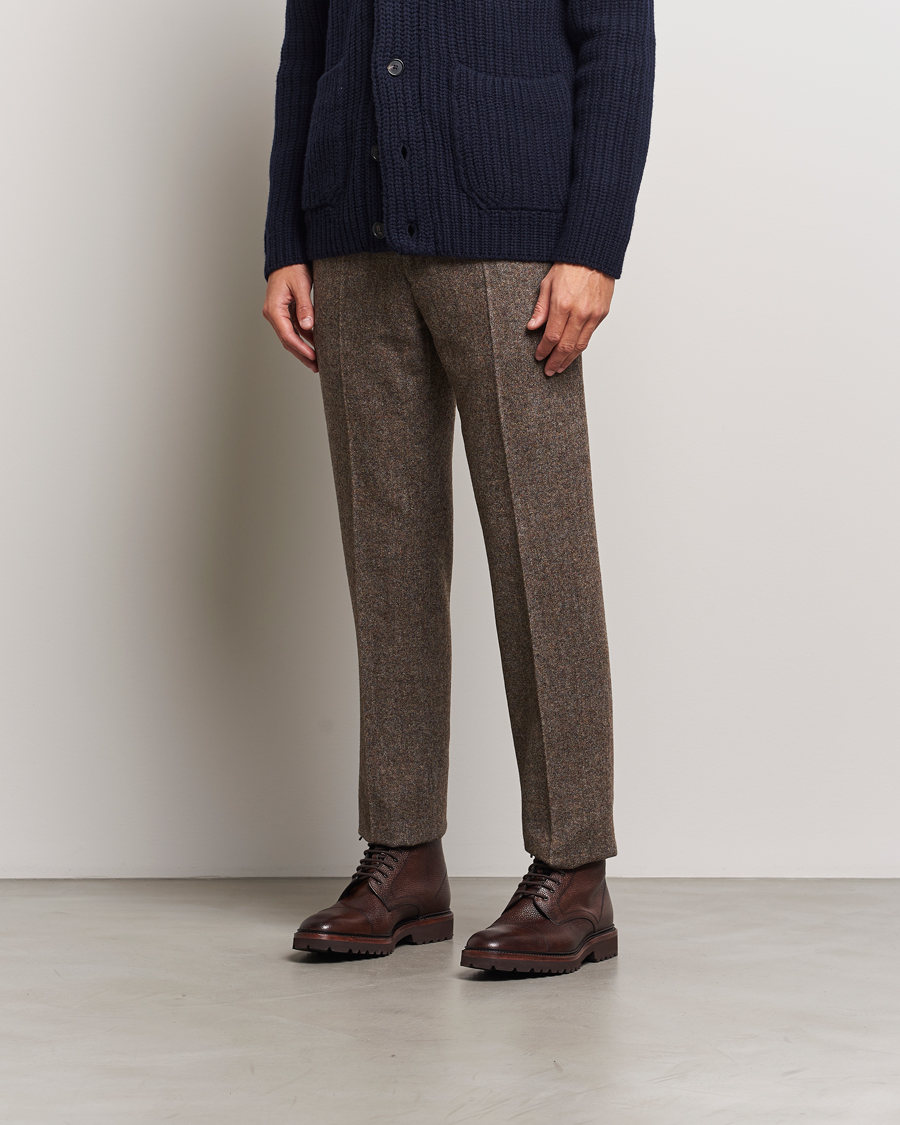 Herre | Støvler | Loake Shoemakers | Aquarius Grained Lightweight Boot Dark Brown