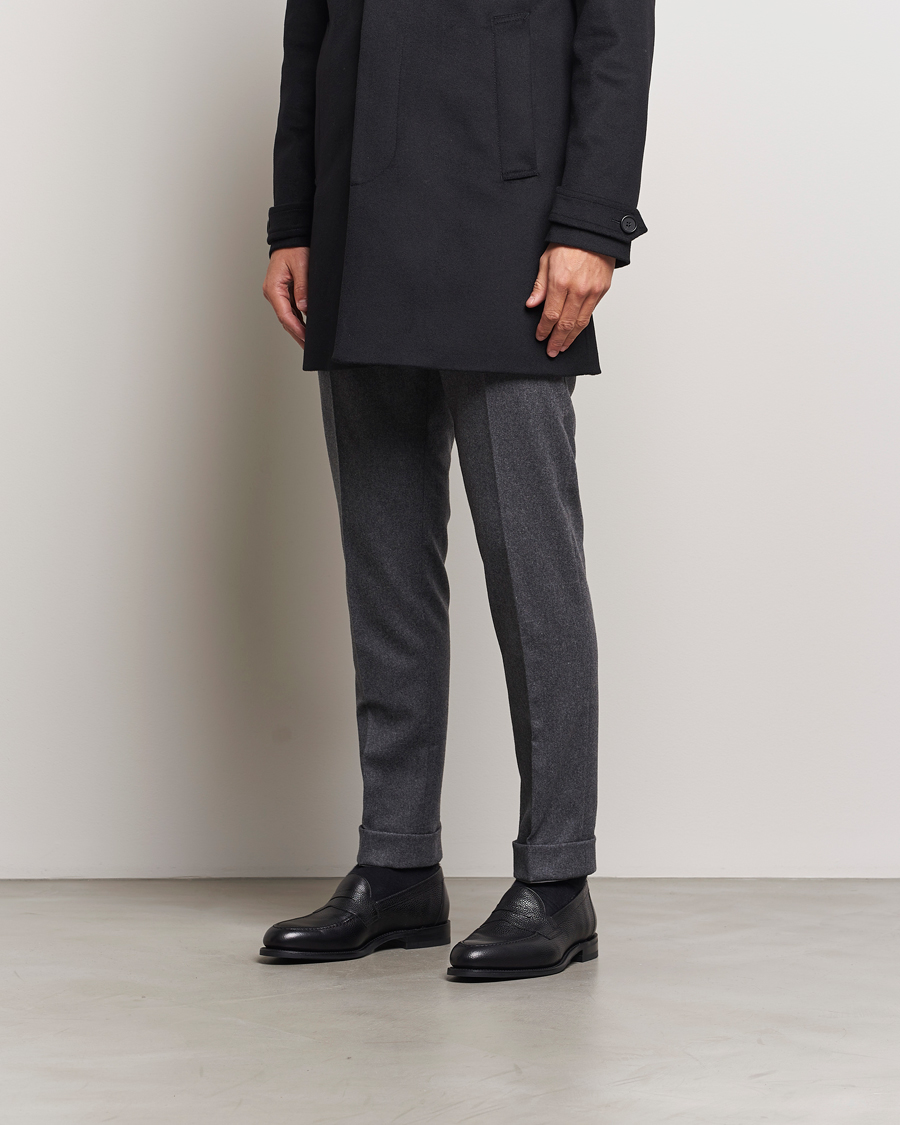 Herre | Loafers | Loake Shoemakers | Imperial Grained Penny Loafer Black