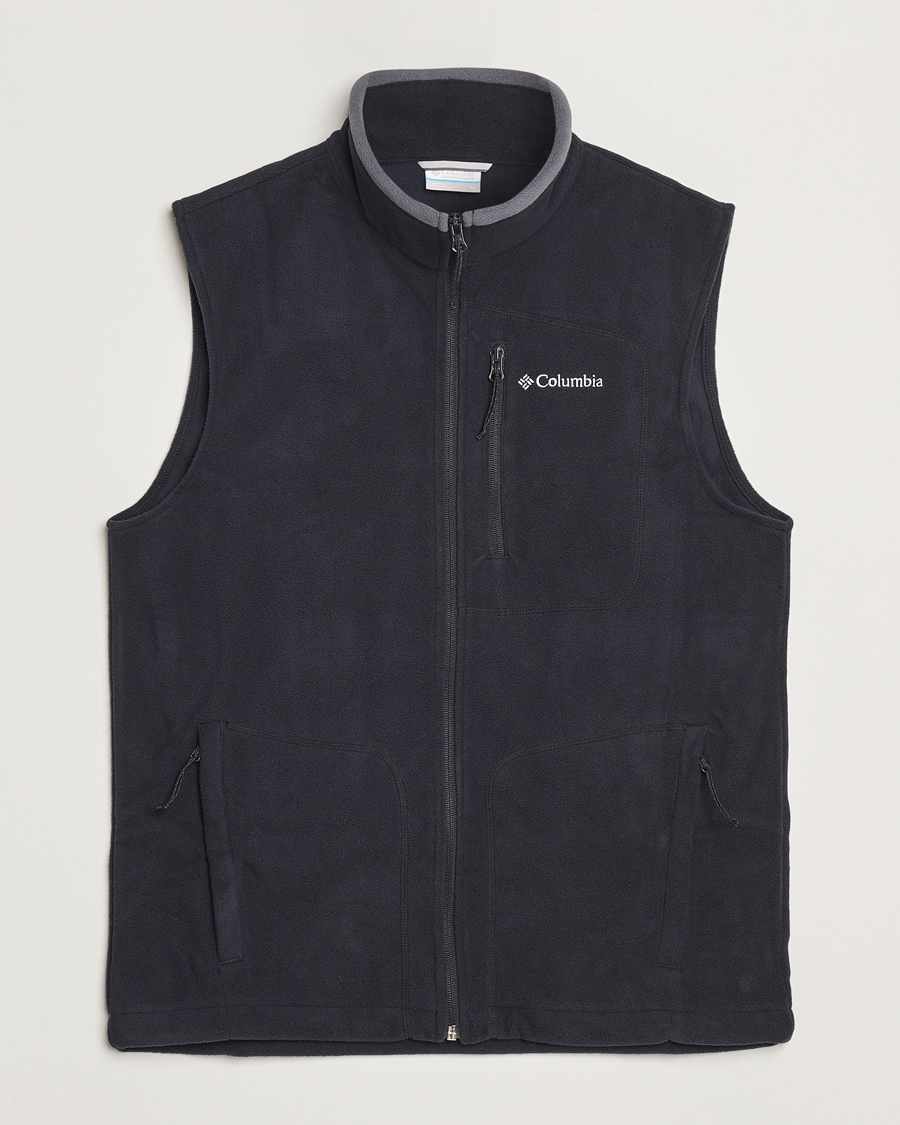 Herre | Columbia Fast Trek Full Zip Fleece Vest Black | Columbia | Fast Trek Full Zip Fleece Vest Black
