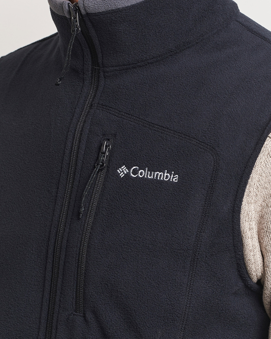 Herre | Columbia Fast Trek Full Zip Fleece Vest Black | Columbia | Fast Trek Full Zip Fleece Vest Black