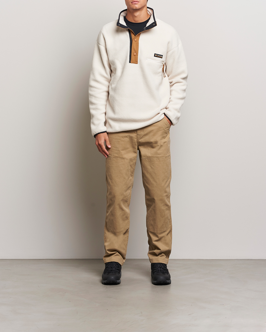Herre | Gensere | Columbia | Helvetia II Half Snap Fleece Chalk