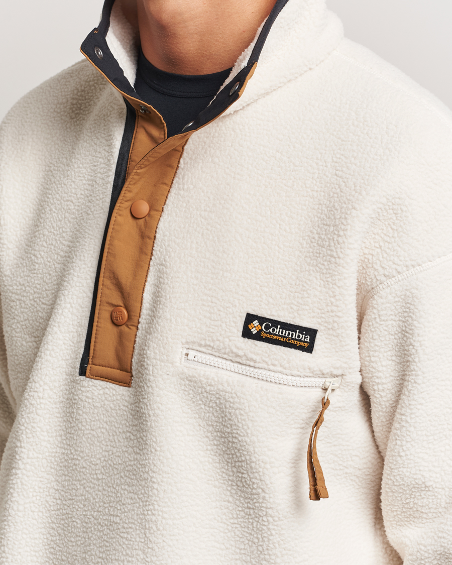 Herre | Gensere | Columbia | Helvetia II Half Snap Fleece Chalk