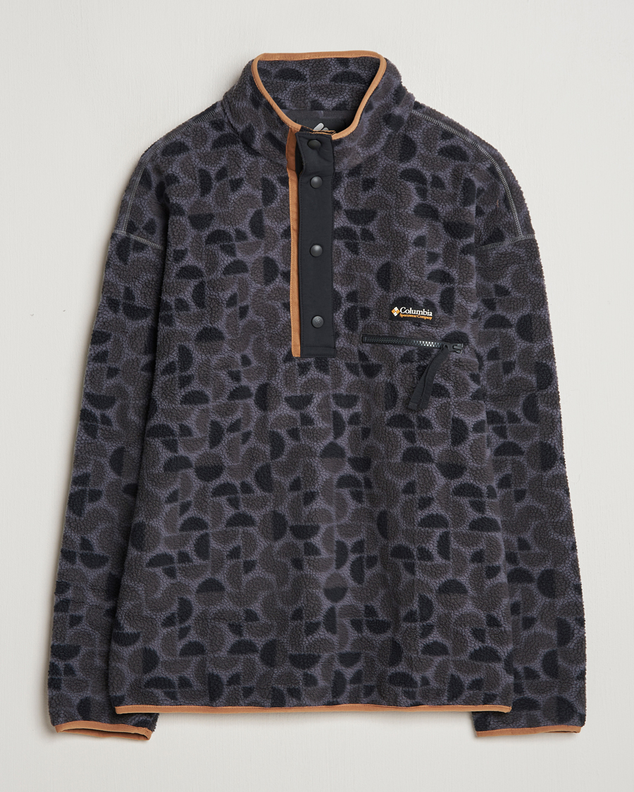 Herre | Gensere | Columbia | Helvetia Printed Half Snap Fleece Black