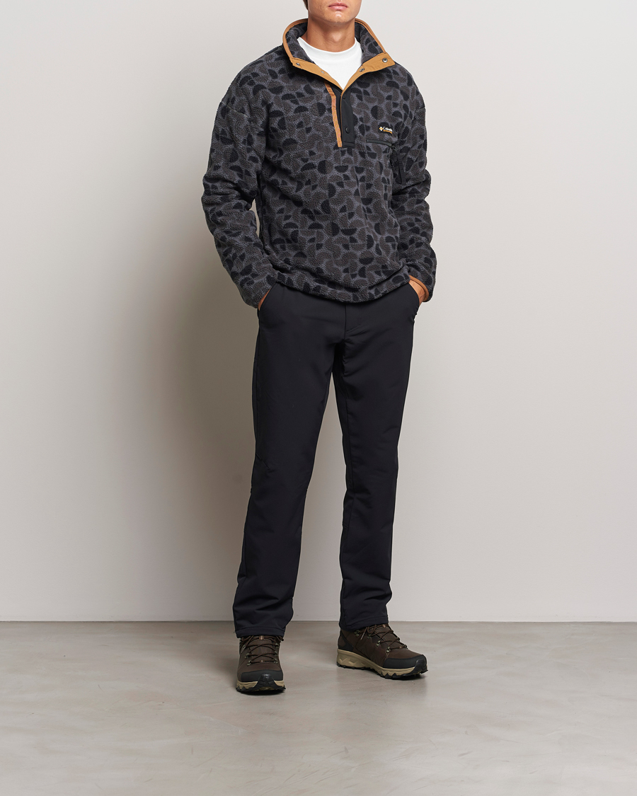 Herre | Gensere | Columbia | Helvetia Printed Half Snap Fleece Black
