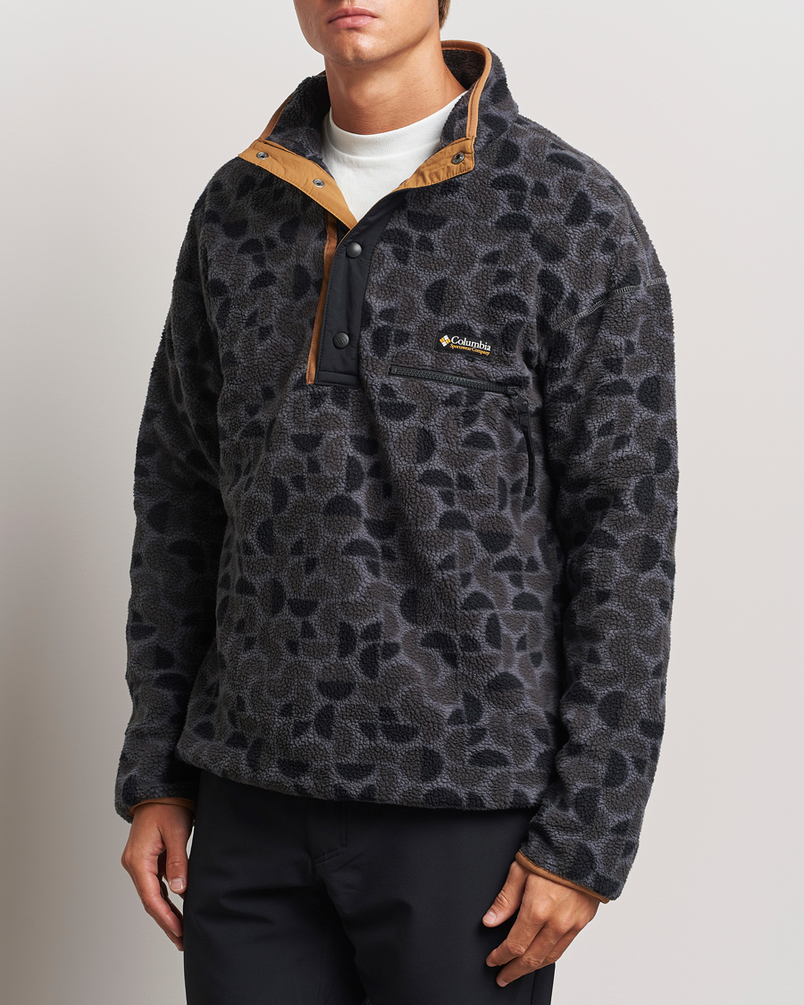 Herre | Gensere | Columbia | Helvetia Printed Half Snap Fleece Black