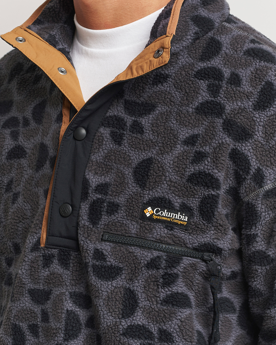 Herre | Gensere | Columbia | Helvetia Printed Half Snap Fleece Black