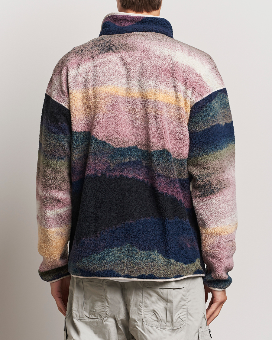 Herre | Gensere | Columbia | Helvetia Printed Half Snap Fleece Navy