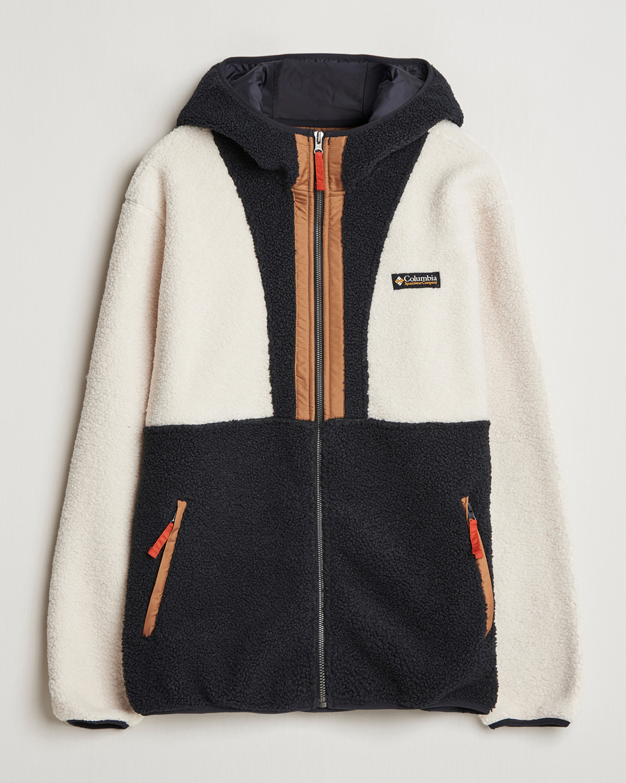 Herre | Gensere | Columbia | Backbowl Full Zip Fleece Hoodie Chalk/Black