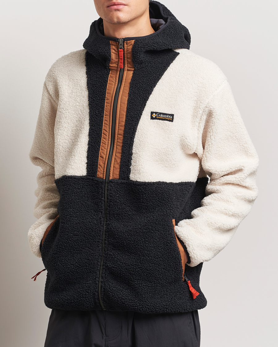 Herre | Gensere | Columbia | Backbowl Full Zip Fleece Hoodie Chalk/Black