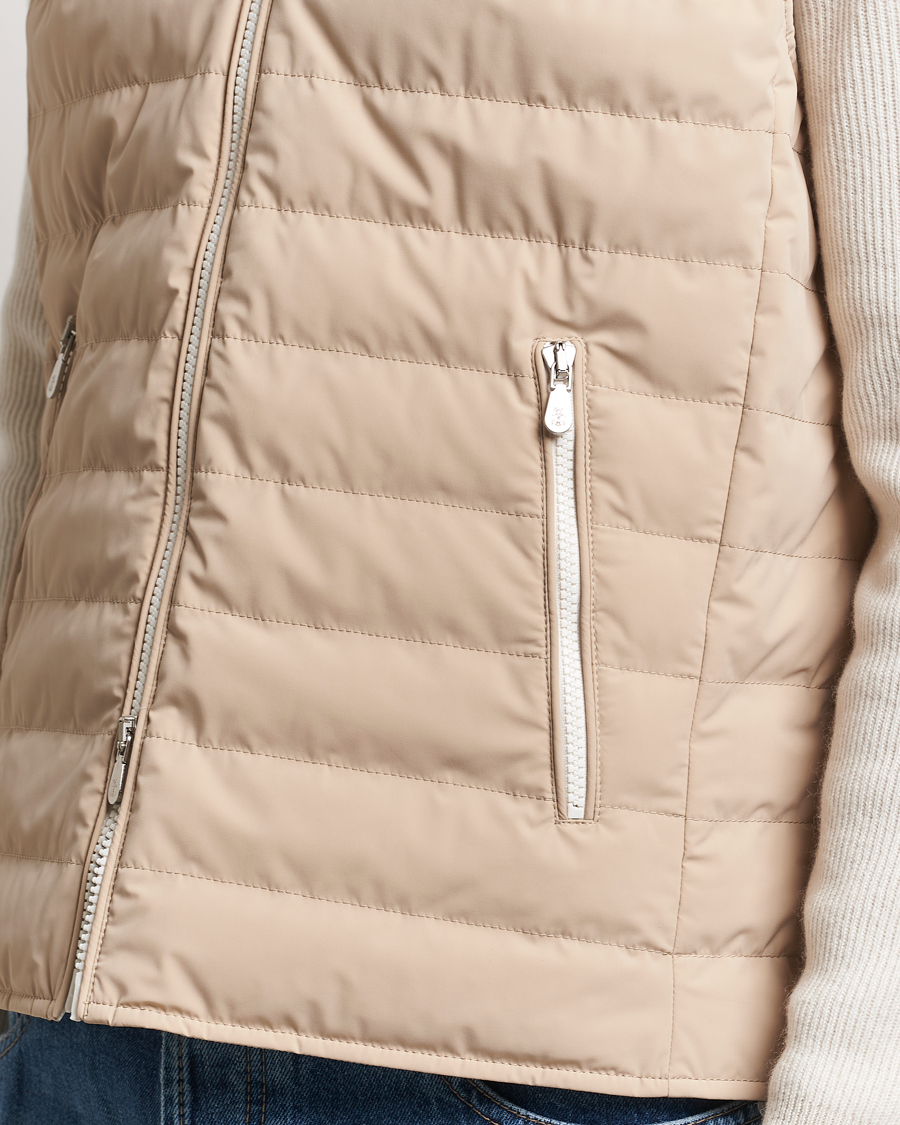 Herre | Jakker | Brunello Cucinelli | Nylon Gilet Sand