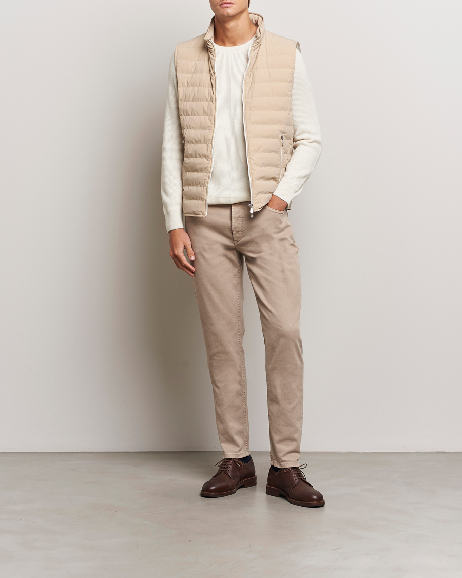 Herre | Bukser | Brunello Cucinelli | Traditional Fit 5-Pocket Pants Beige