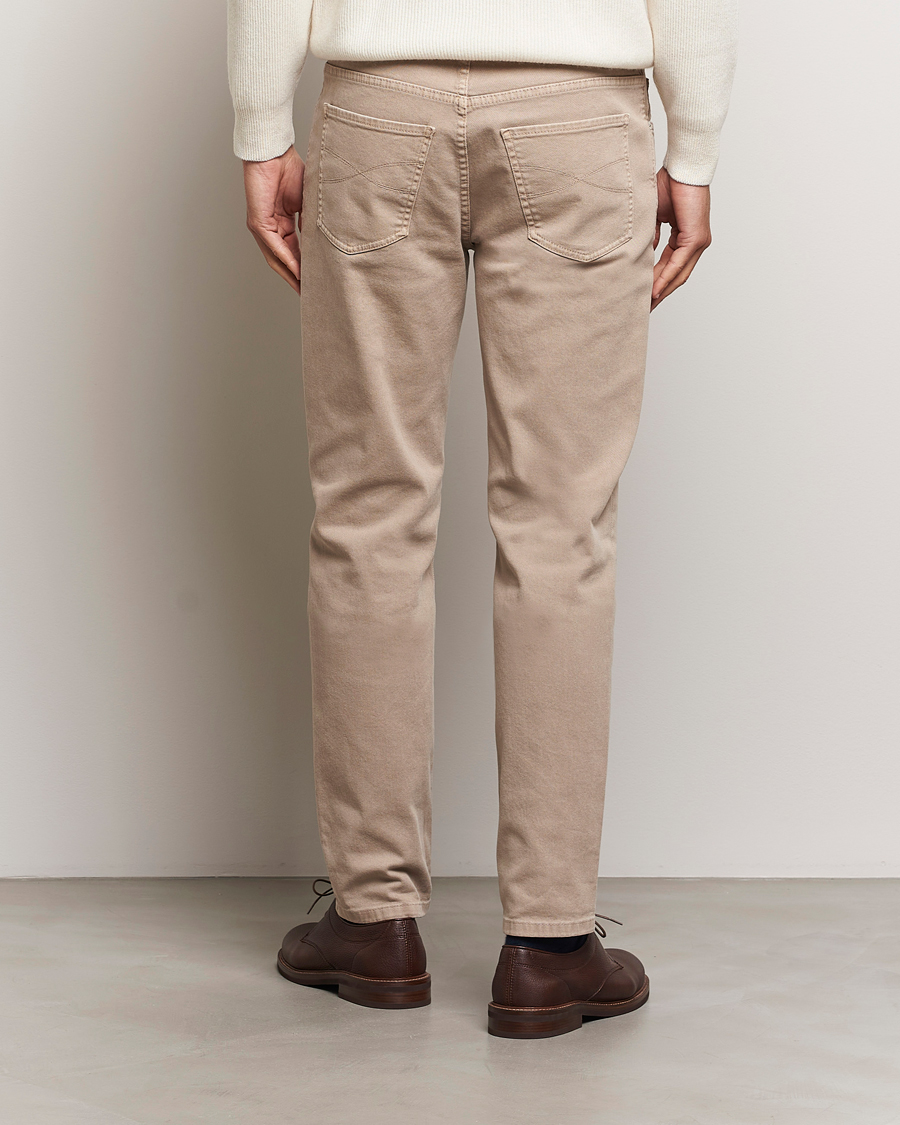 Herre | Bukser | Brunello Cucinelli | Traditional Fit 5-Pocket Pants Beige