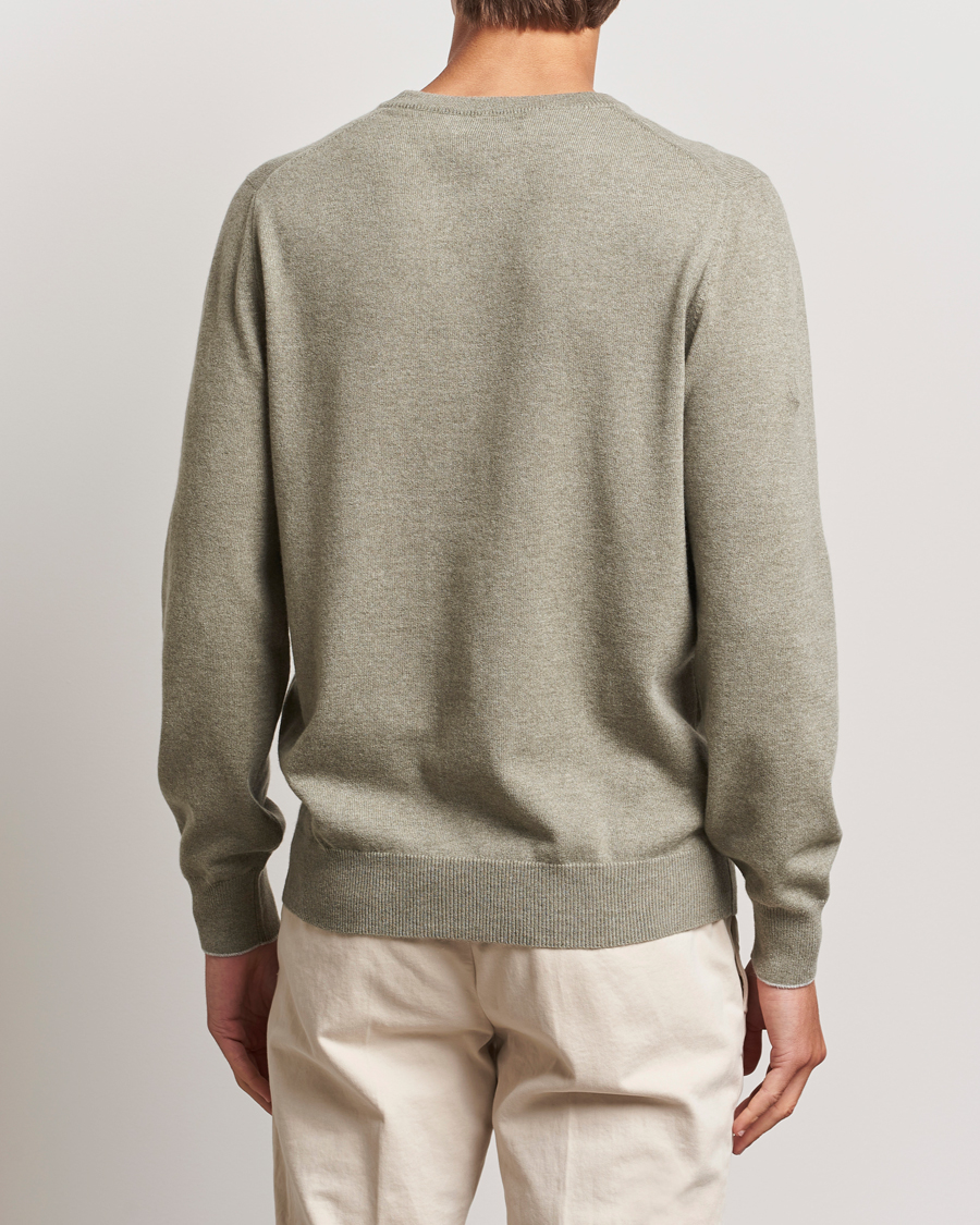 Herre | Gensere | Brunello Cucinelli | 2 Ply Cashmere Pullover Olive