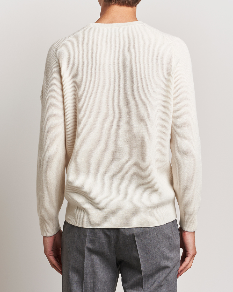 Herre | Gensere | Brunello Cucinelli | Cashmere Rib Crew Neck Sweater Panama