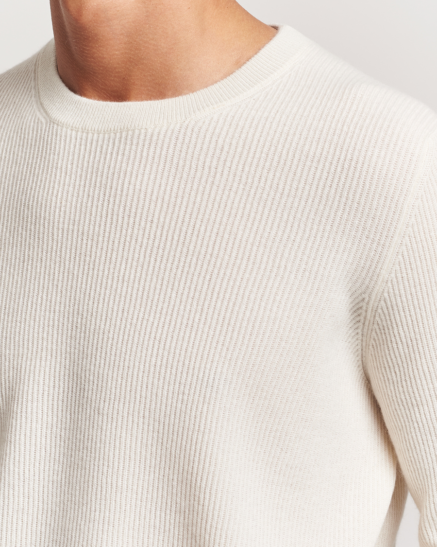 Herre | Gensere | Brunello Cucinelli | Cashmere Rib Crew Neck Sweater Panama