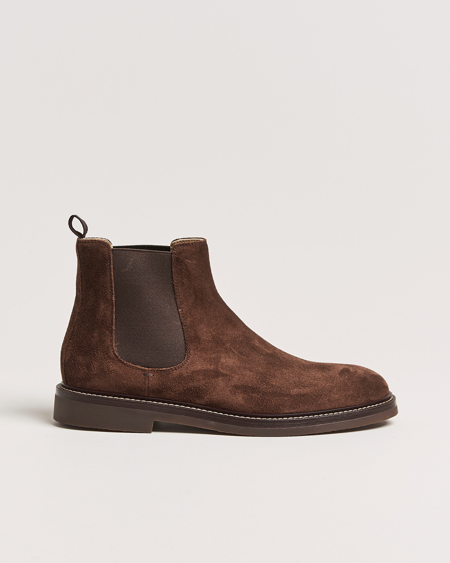 Herre | Brunello Cucinelli Chelsea Boots Dark Brown Suede | Brunello Cucinelli | Chelsea Boots Dark Brown Suede