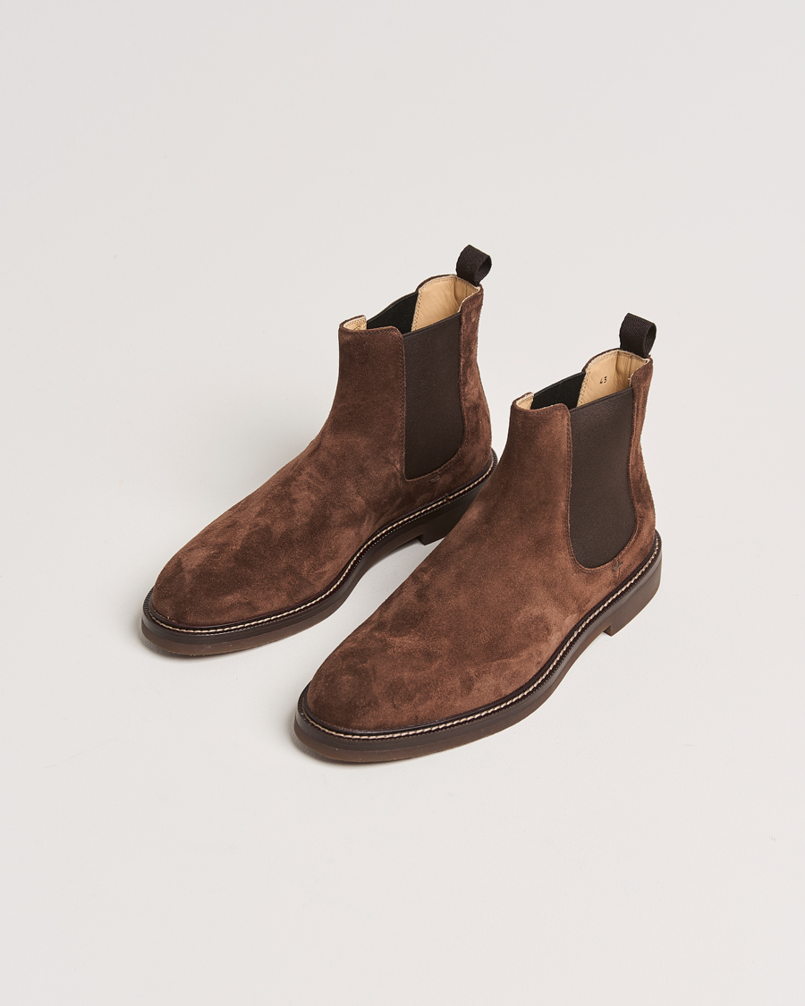 Herre | Brunello Cucinelli Chelsea Boots Dark Brown Suede | Brunello Cucinelli | Chelsea Boots Dark Brown Suede