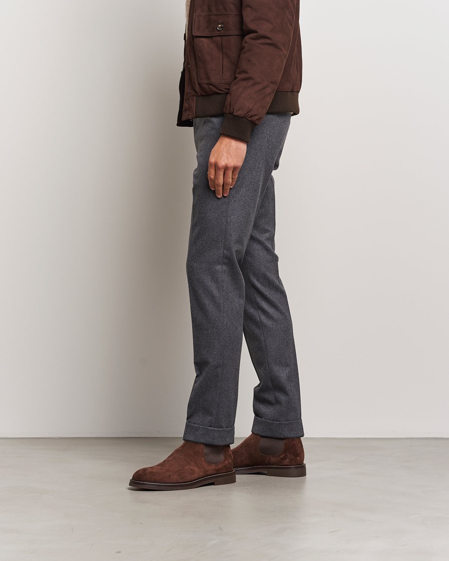 Herre | Brunello Cucinelli Chelsea Boots Dark Brown Suede | Brunello Cucinelli | Chelsea Boots Dark Brown Suede