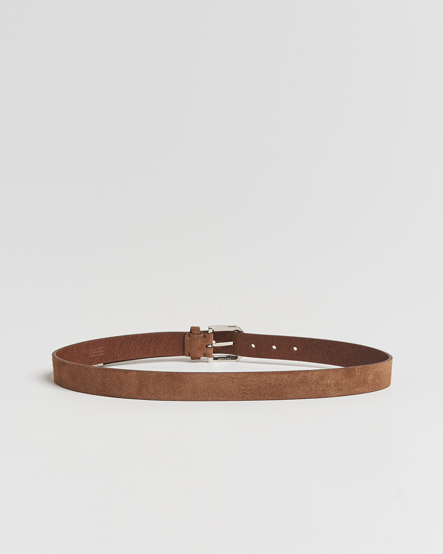 Herre | Brunello Cucinelli Suede Belt Brown | Brunello Cucinelli | Suede Belt Brown