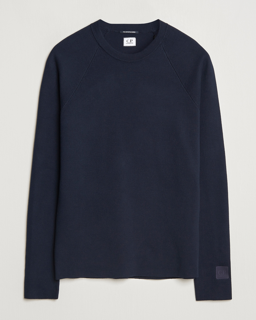 Herre | Gensere | C.P. Company | Metropolis Cotton Crew Neck Navy