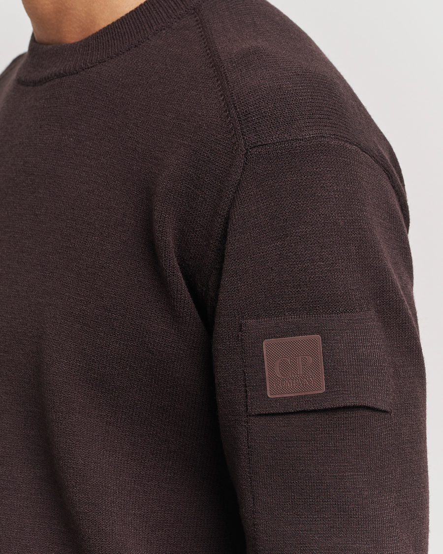 Herre | Gensere | C.P. Company | Metropolis Knitted Crew Neck Brown