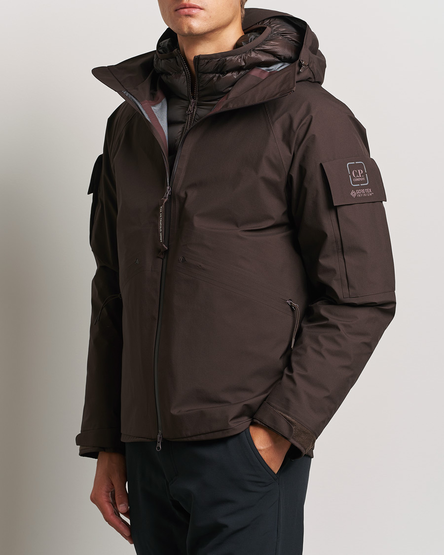 Herre | Jakker | C.P. Company | Metropolis Gore-Tex Padded 2 in 1 Jacket Brown