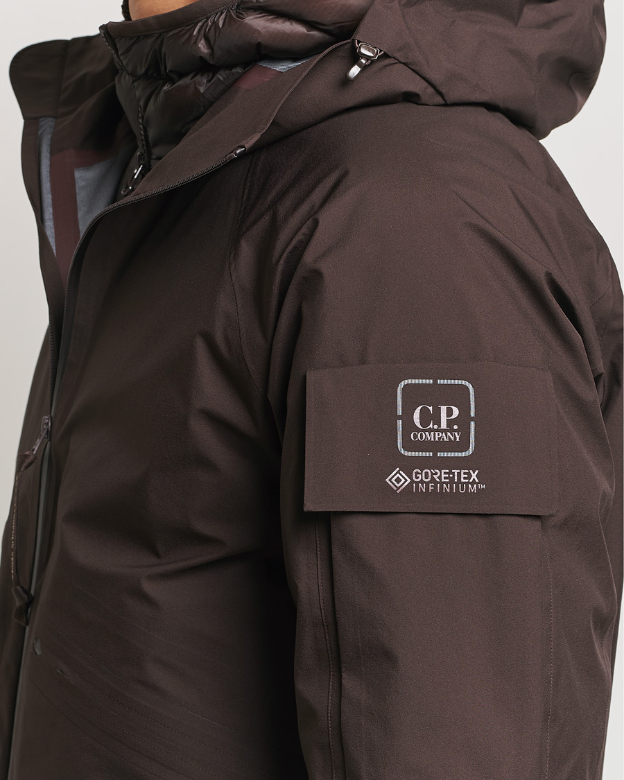 Herre | Jakker | C.P. Company | Metropolis Gore-Tex Padded 2 in 1 Jacket Brown