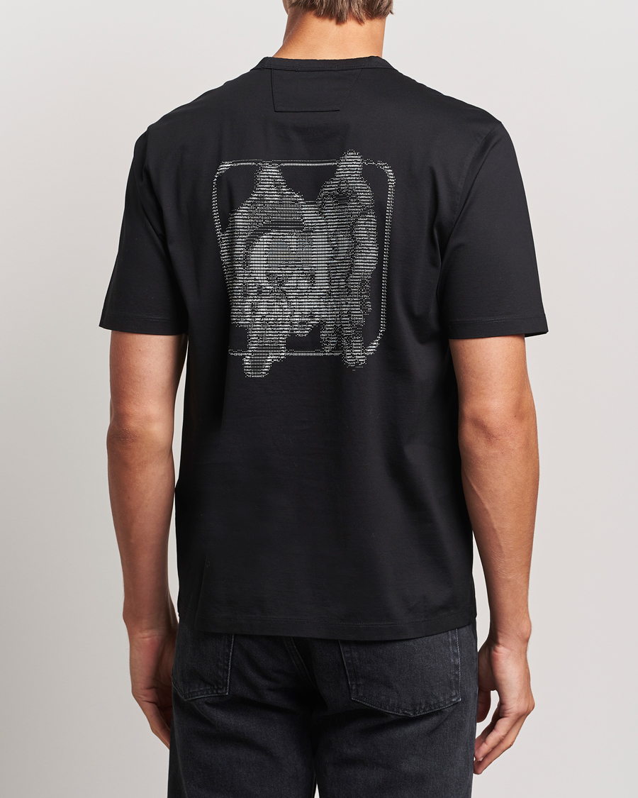 Herre | T-Shirts | C.P. Company | Metropolis Mercerized Back Logo T-Shirts Black