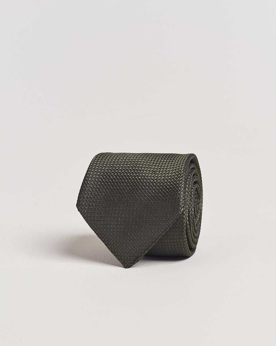 Herre | Slips | Morris | Structure Tie Olive