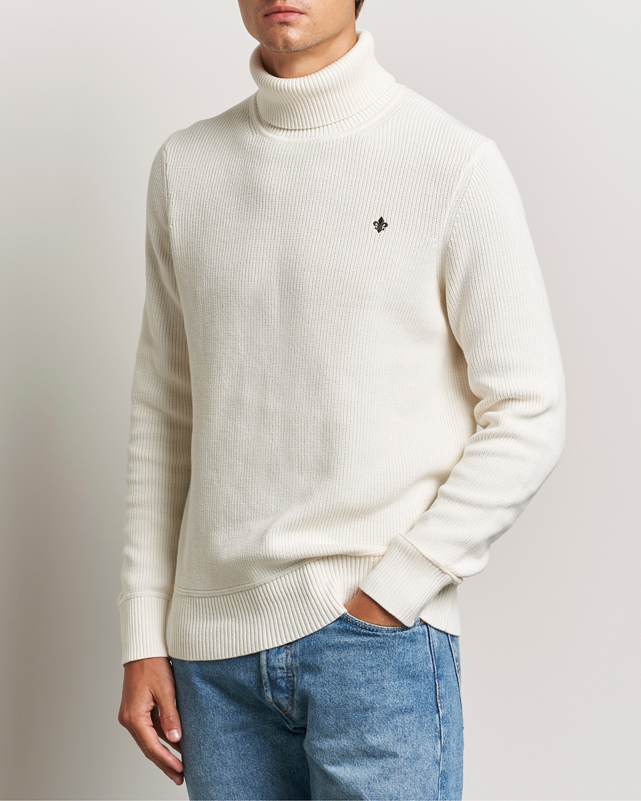 Herre | Gensere | Morris | Bernard Cotton Rollneck White